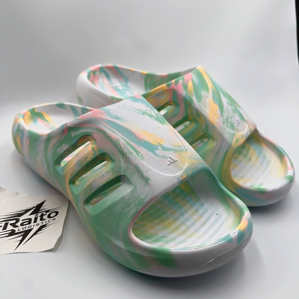 Mens Size 16 Adidas Slide Sandals adiFOM IIInfinity Mint Green White Pink JP9012